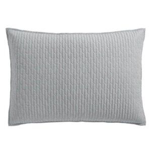 Hotel Collection Bedford Geo Quilted King Sham Gray